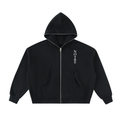 Full-Zip Boxy Hoodie