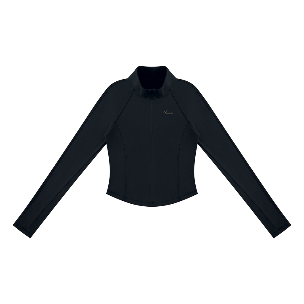 Fitted Quarter-Zip Top